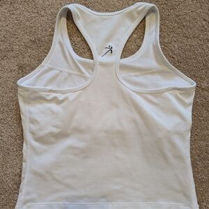 Ativa White Racerback Tank Top